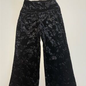 Matilda Jane Marnie Pants, Black Floral Kids Bottoms, NWT